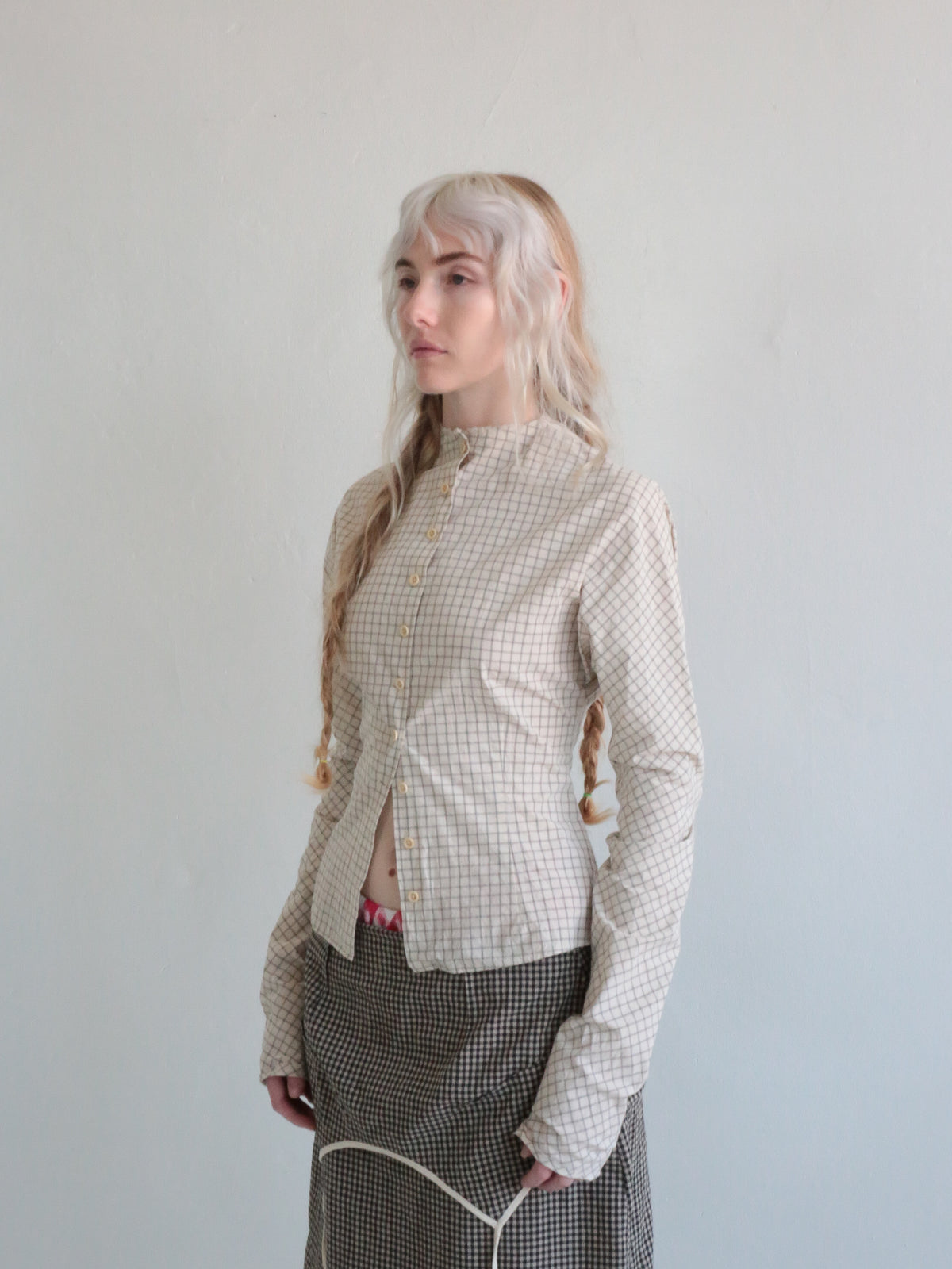 WINDOWPANE BUTTONDOWN