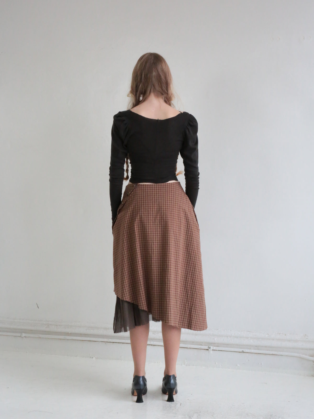BALLET WRAP TOP wet granite