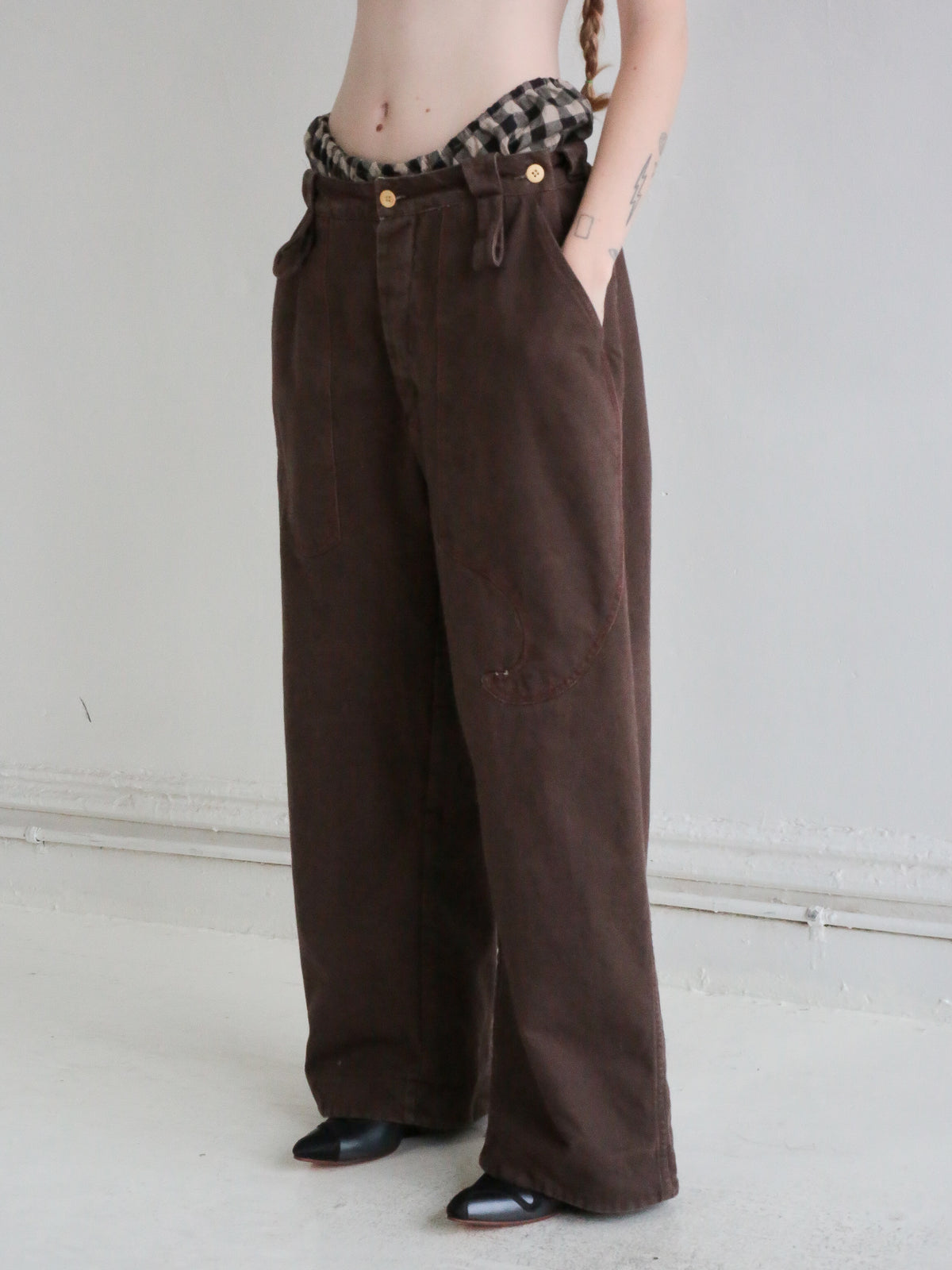 NO ARMY PANTS brown