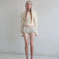 HOODIE cream terry