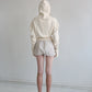 HOODIE cream terry