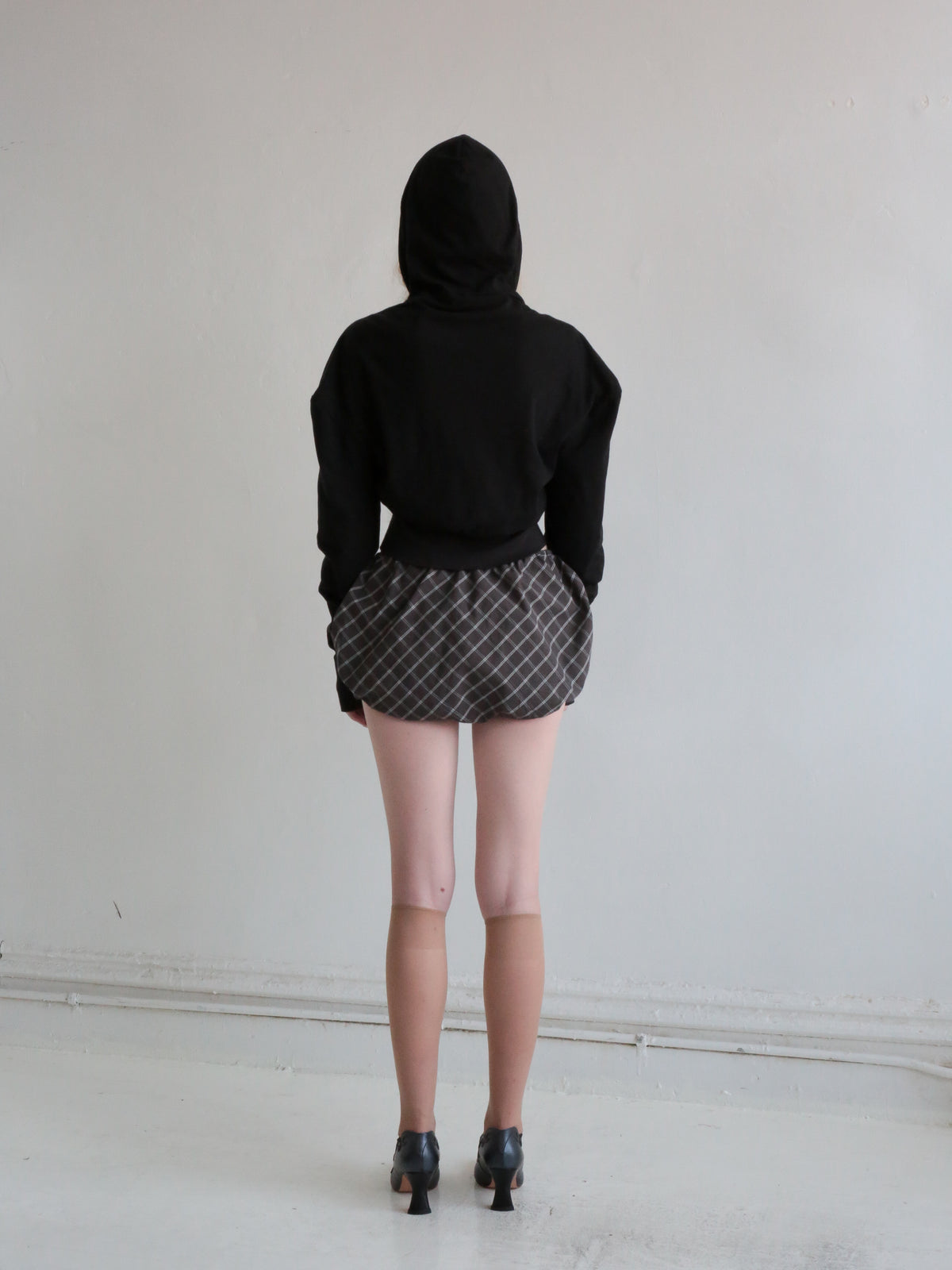 HOODIE black jersey
