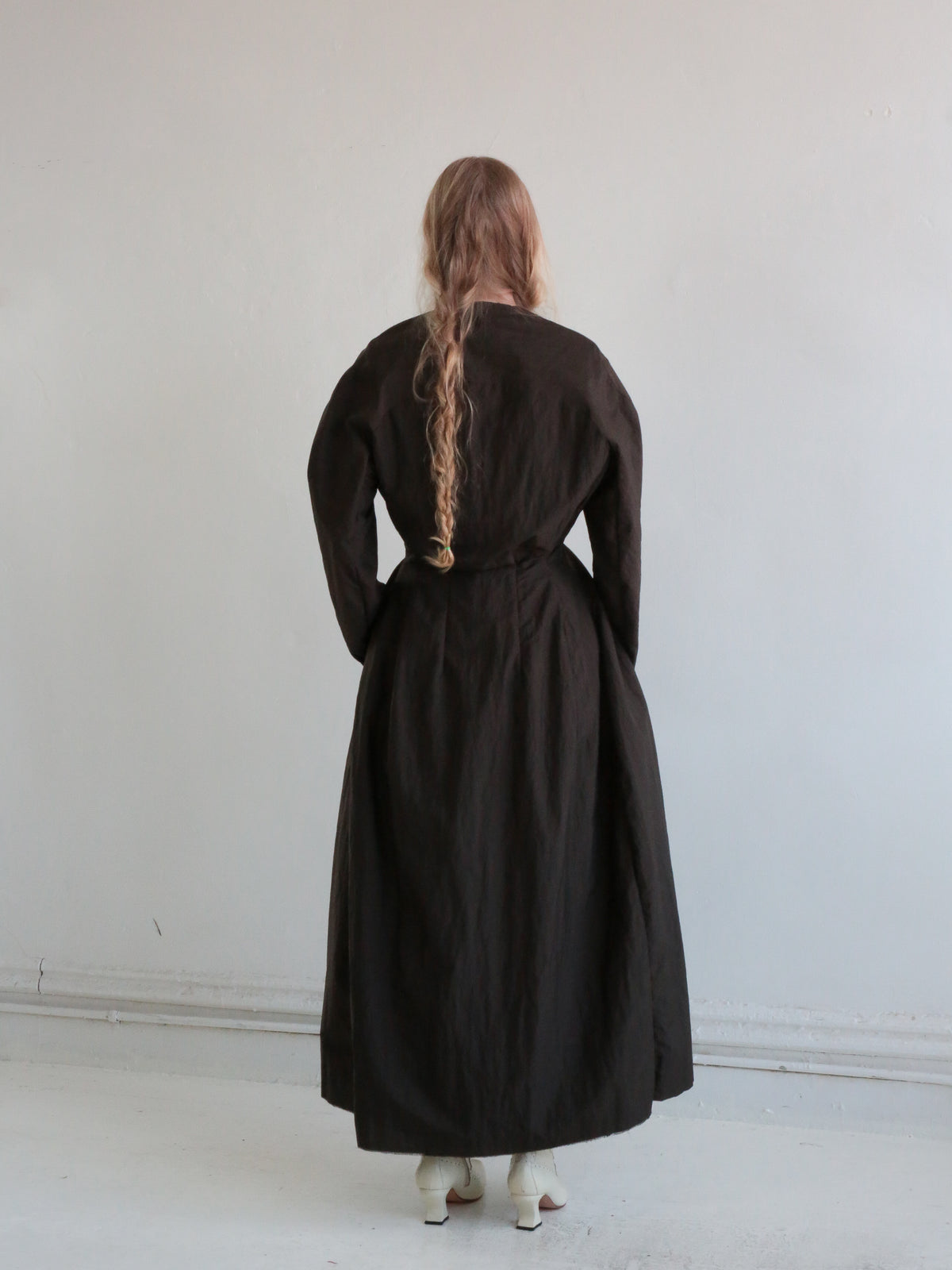 NYLON PORTAL COAT sable