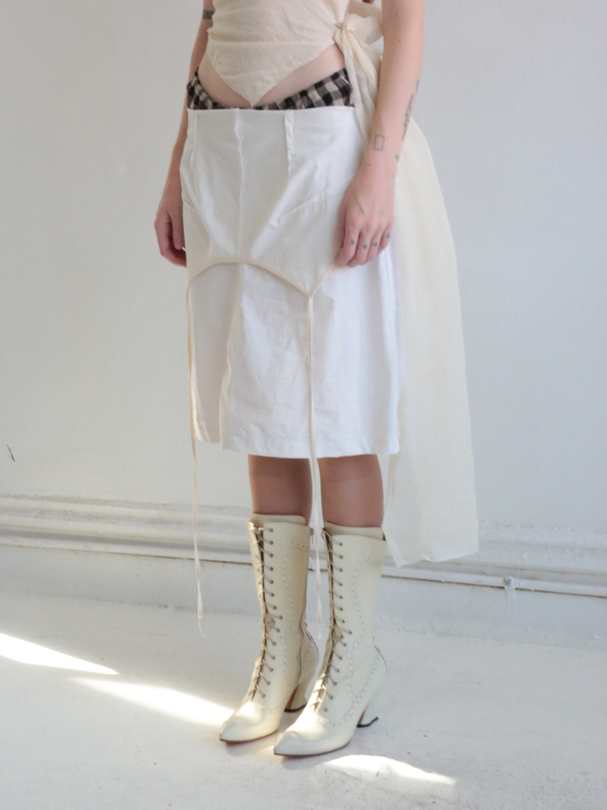 CHORE SKIRT victorian cotton