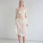 BALLET WRAP TOP cream mesh