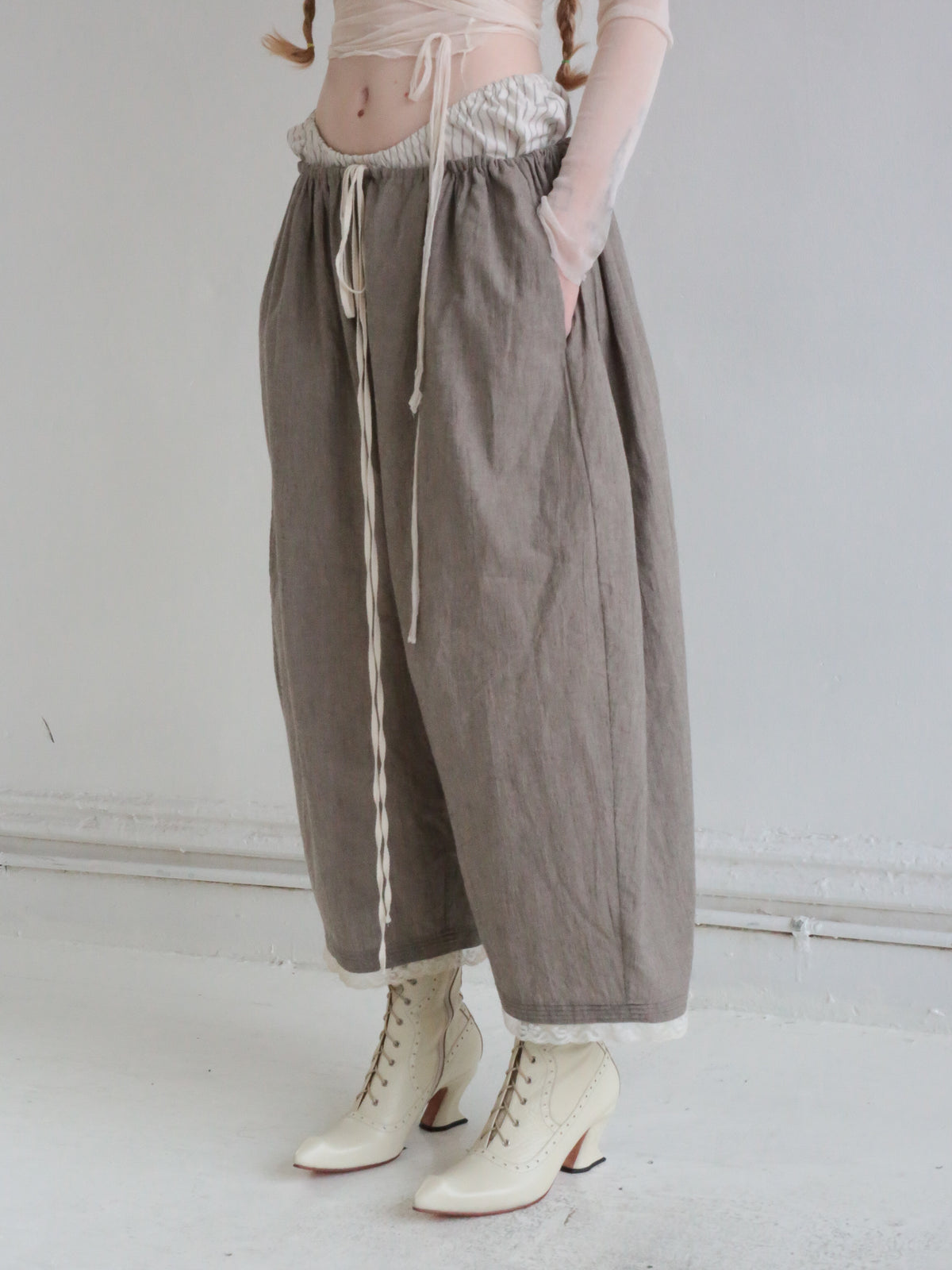 BLOOMER PANTS pinstripe