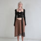 BALLET WRAP TOP wet granite