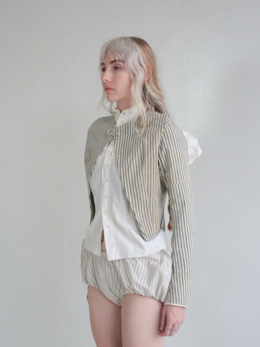 TAILORED TICKING JACKET