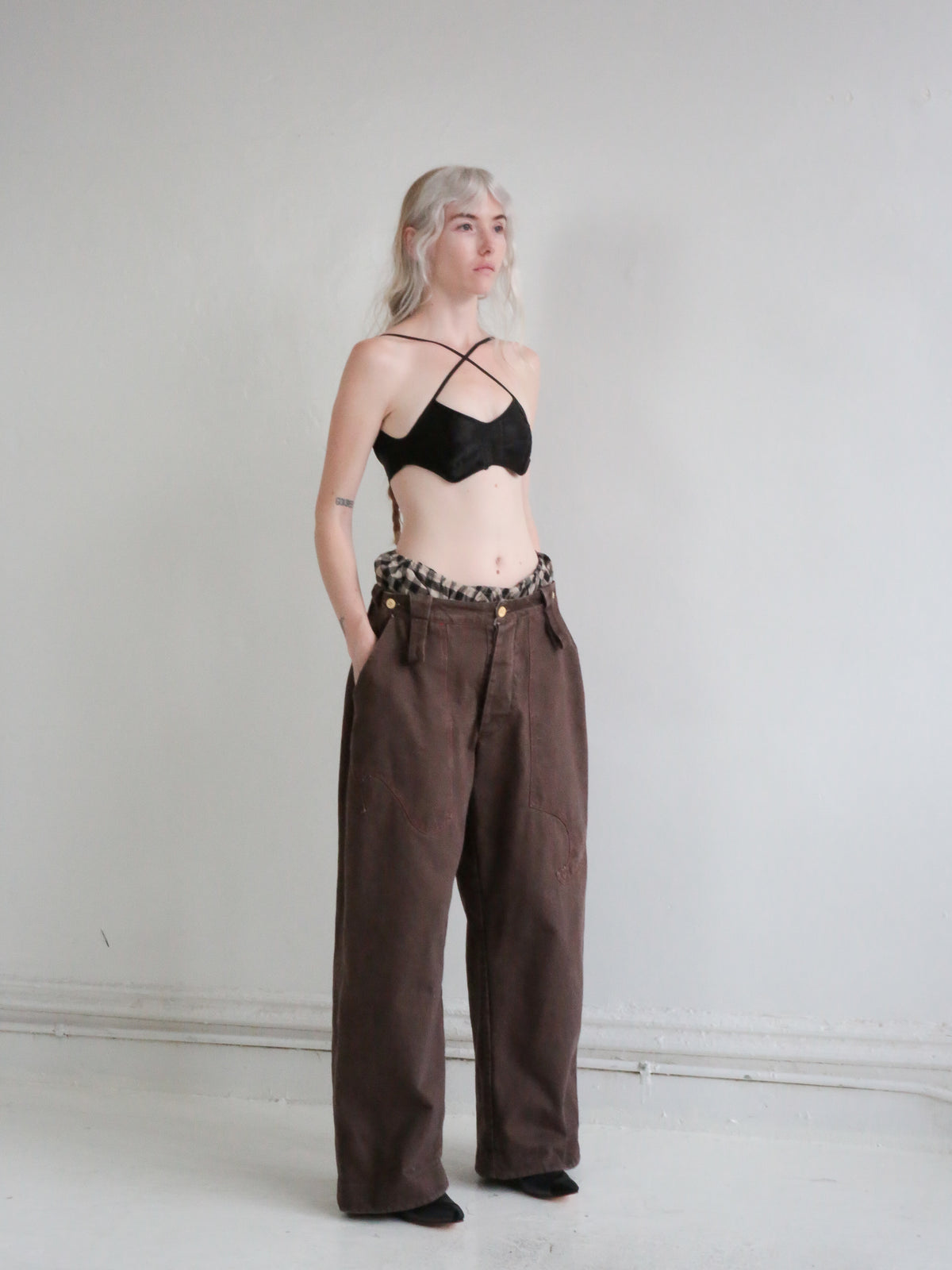 NO ARMY PANTS brown
