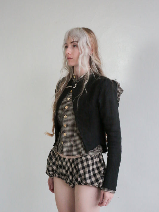 TAILORED CHECK JACKET