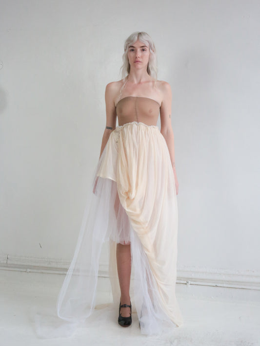 TIGHTS TOP TULLE GOWN
