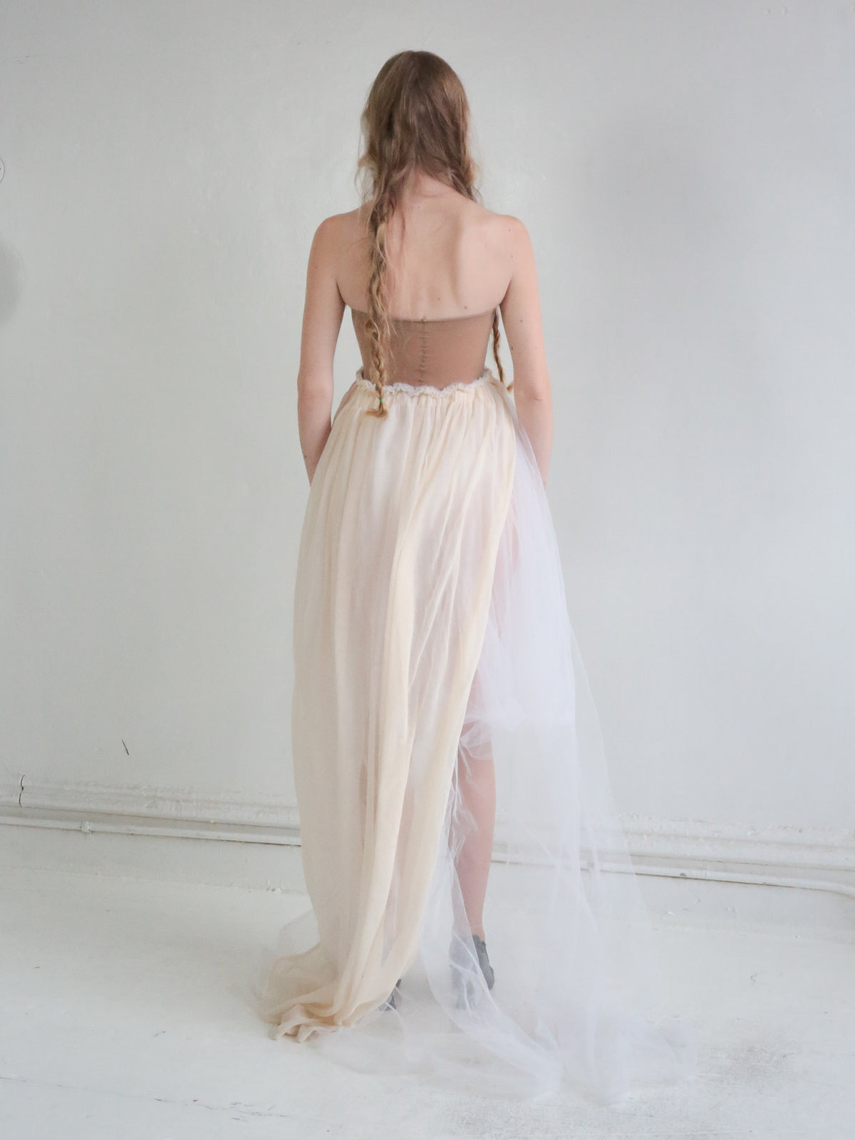 TIGHTS TOP TULLE GOWN