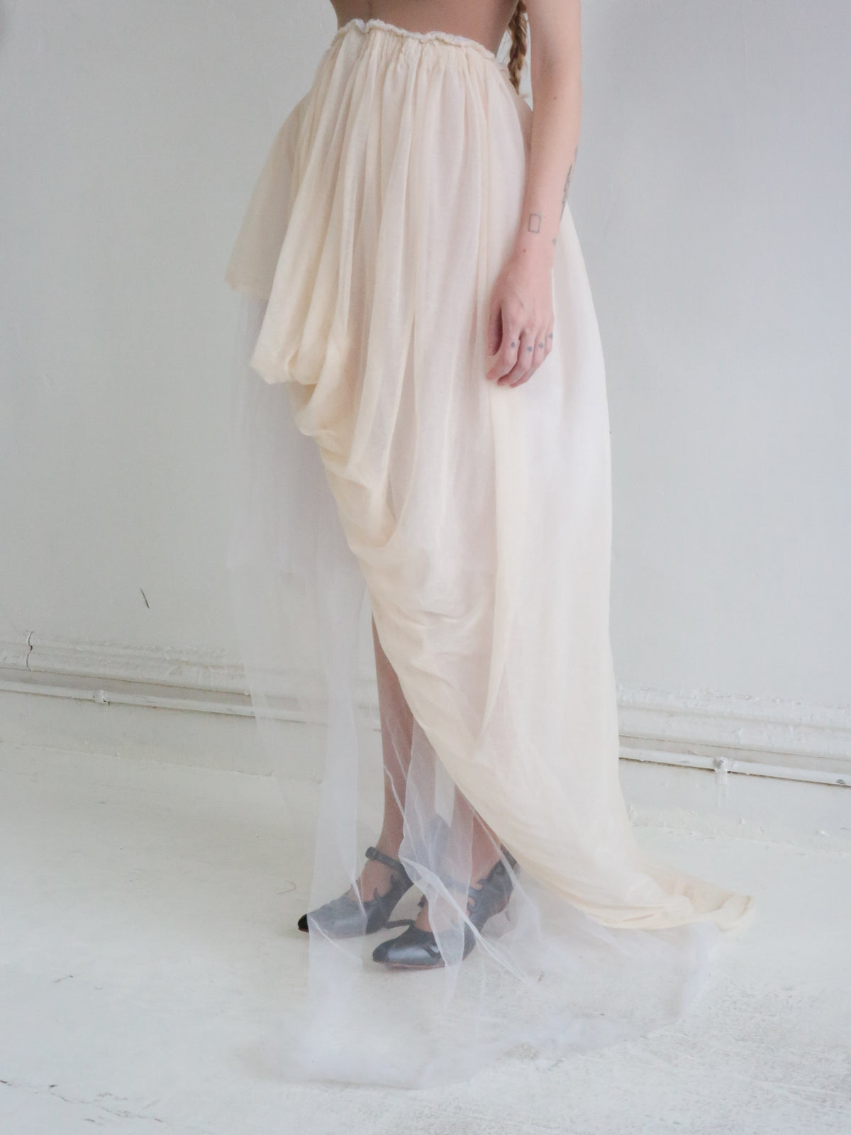 TIGHTS TOP TULLE GOWN