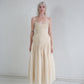 QUILTED LINEN GOWN