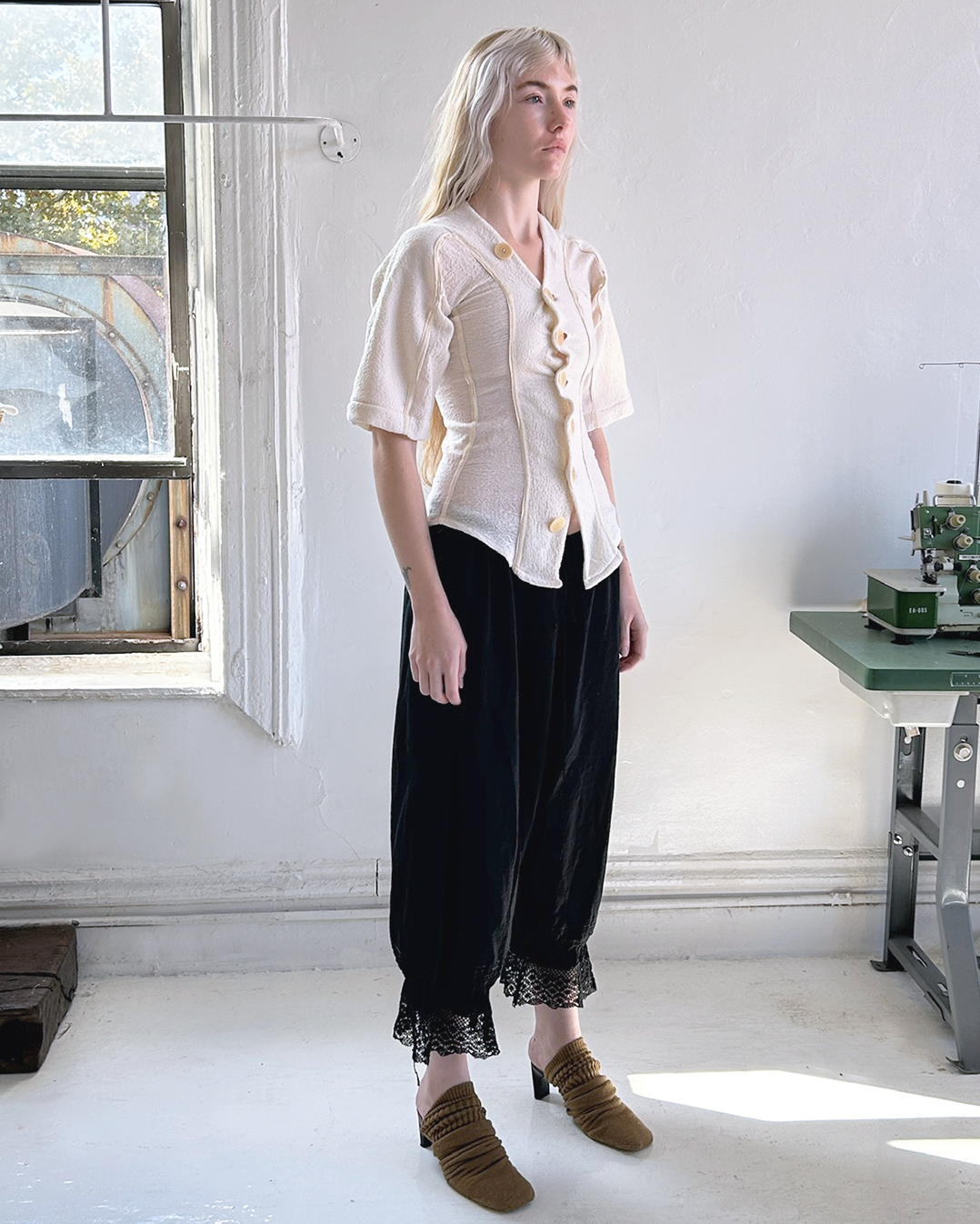 FEEDSACK BLOOMERS / onyx