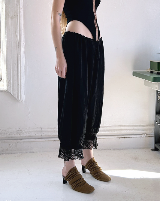 FEEDSACK BLOOMERS / onyx