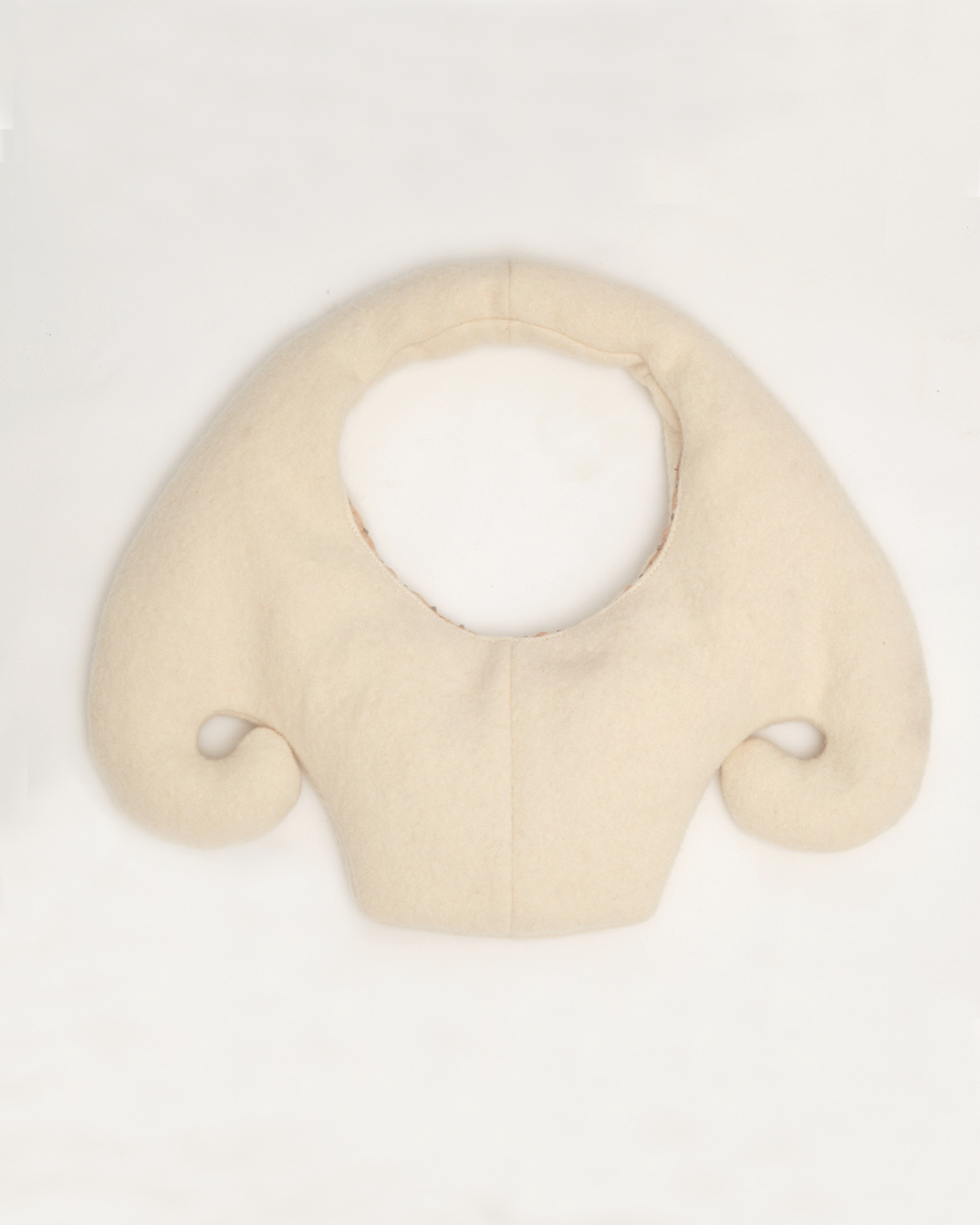 DOUBLE SPIRAL BAG / boiled wool