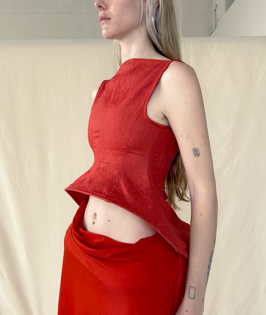 BELLY BONNET (vermilion)