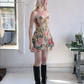 STOMACHER DRESS / horrible floral