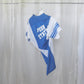blue half tee