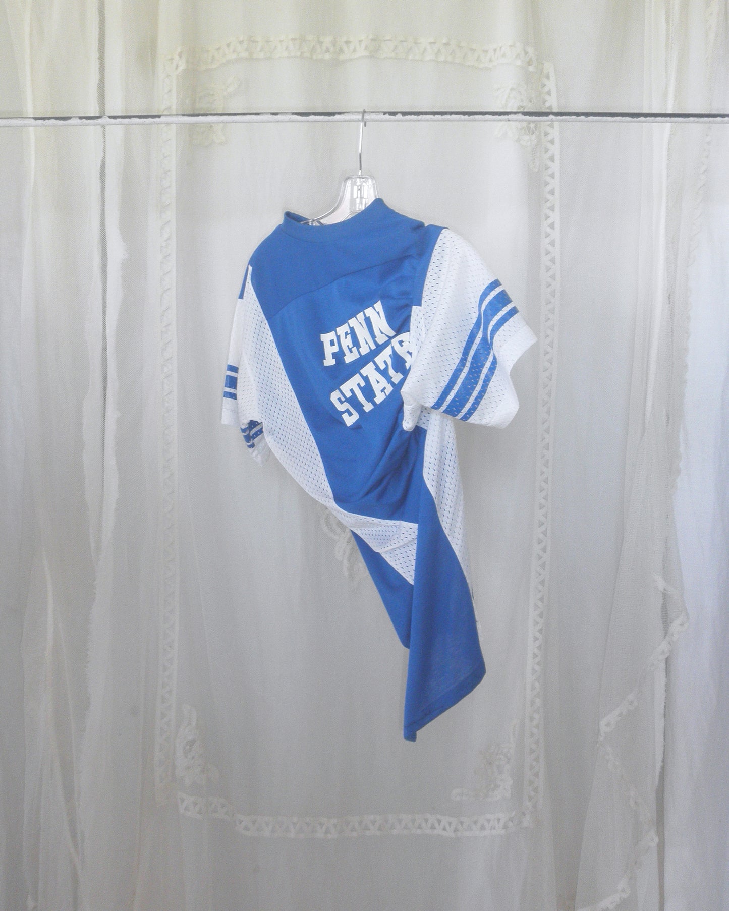 blue half tee